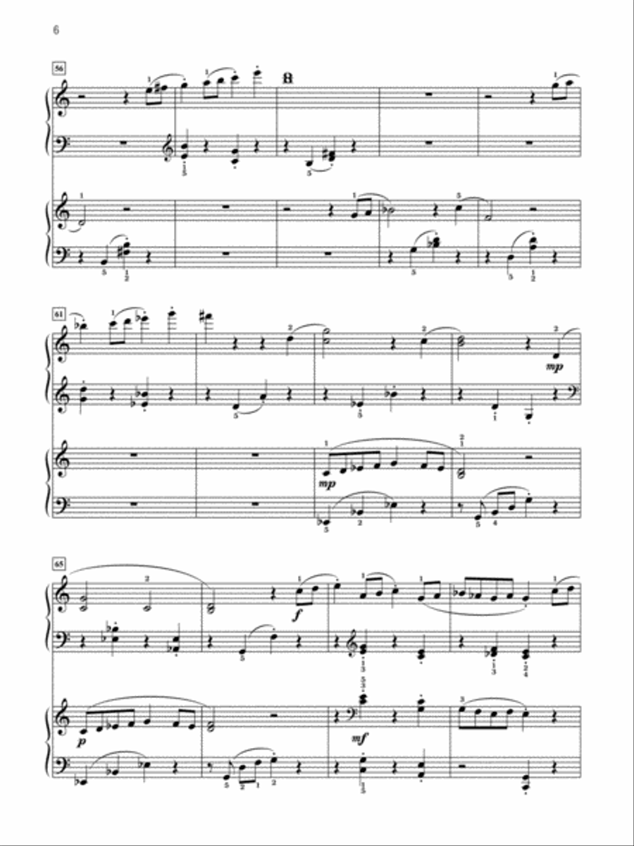 Imperial Concertante: Solo with Piano Accompaniment - Piano Duo (2 Pianos, 4 Hands) Piano Accompaniment scores gallery preview page 6