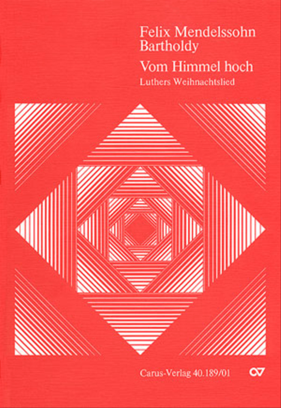 From heav'n on high (Vom Himmel hoch) SSATB scores gallery preview page 1