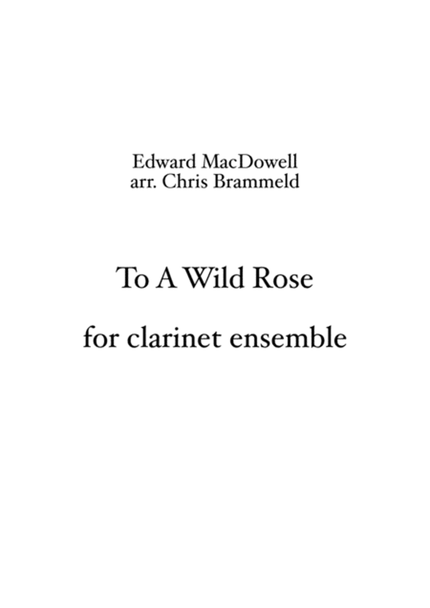 To A Wild Rose (clarinet ensemble) image number null