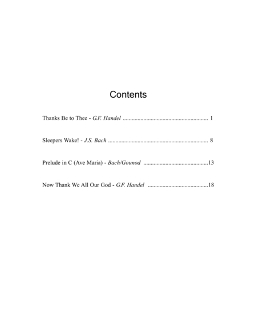 Classic Baroque Solos IV Organ scores gallery preview page 4