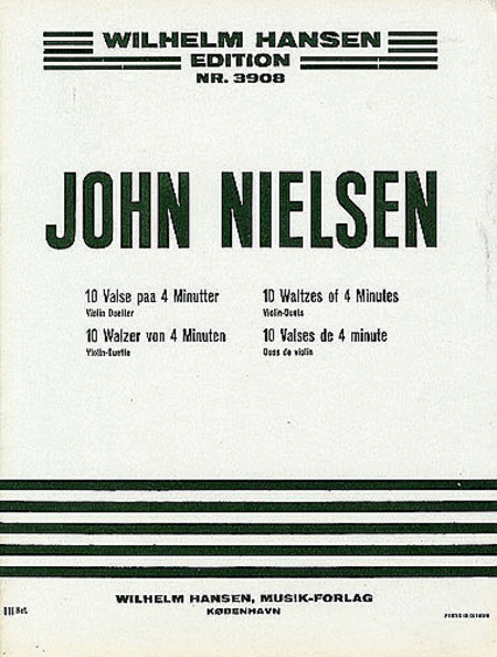 John Nielsen: Ten Waltzes For Two Violins Op.3
