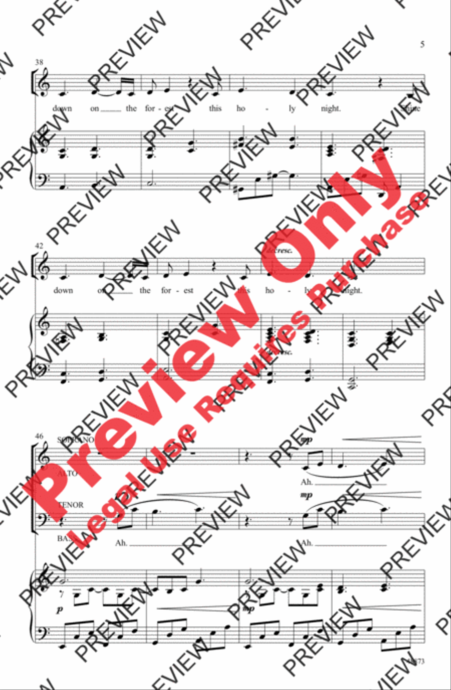 Castleton Carol Castleton Carol 4-Part scores gallery preview page 5