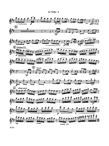 Toccata: 1st Violin
