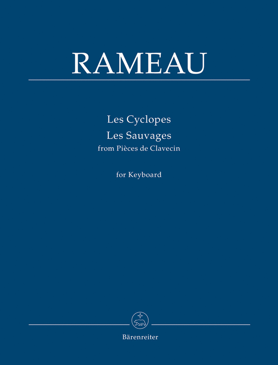 Les Cyclopes / Les Sauvages for Keyboard Harpsichord scores gallery preview page 1