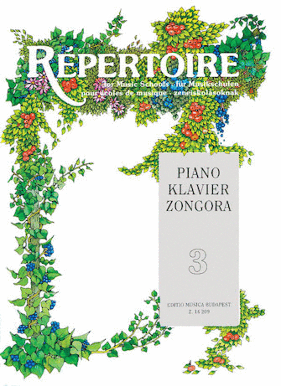 Répertoire for Music Schools – Volume 3 Piano Solo scores gallery preview page 1