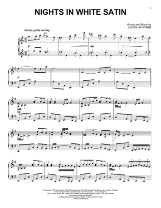 Nights In White Satin [Classical version] (arr. David Pearl)