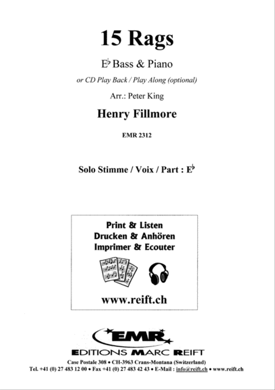 15 Rags 15 Rags Voice Solo scores gallery preview page 2