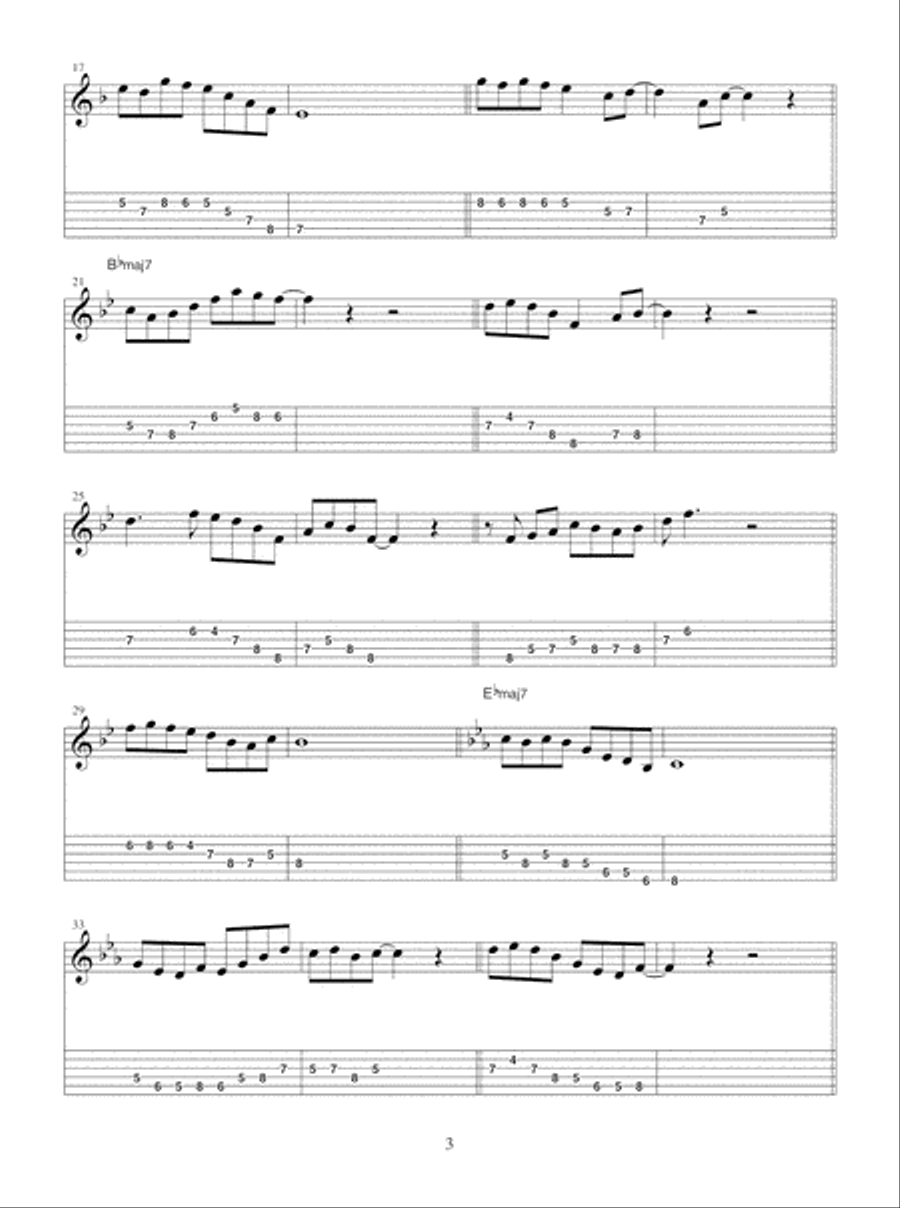 240 2-Bar Jazz Guitar Riffs Electric Guitar scores gallery preview page 4