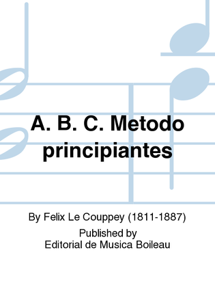 Book cover for A. B. C. Metodo principiantes