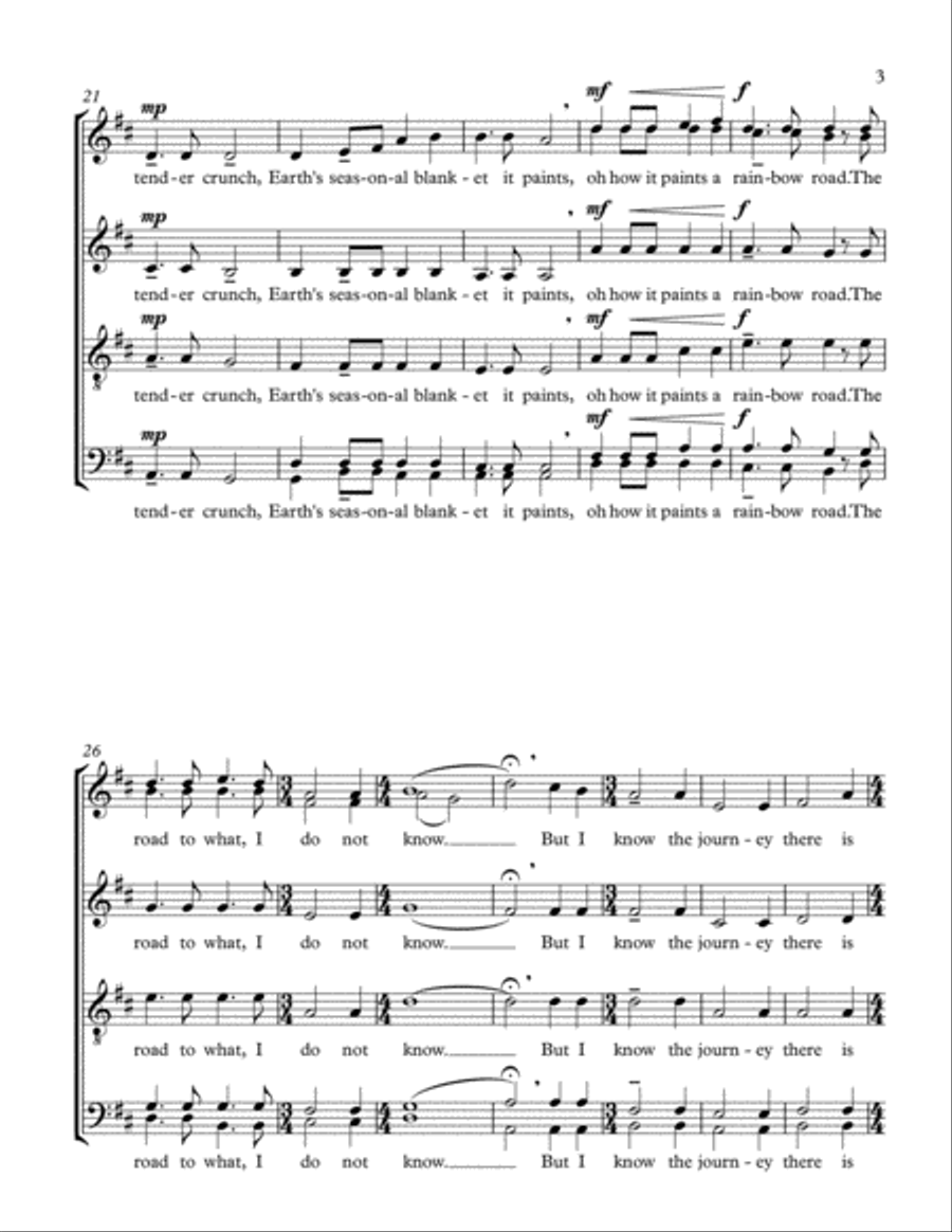 SATB - Fall 4-Part scores gallery preview page 3