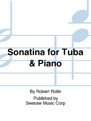 Book cover for Sonatina for Tuba & Piano