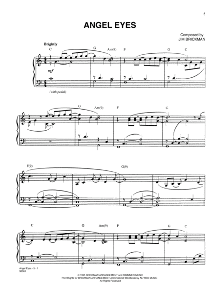 The Essential Jim Brickman, Volume 1 Piano Solo scores gallery preview page 3