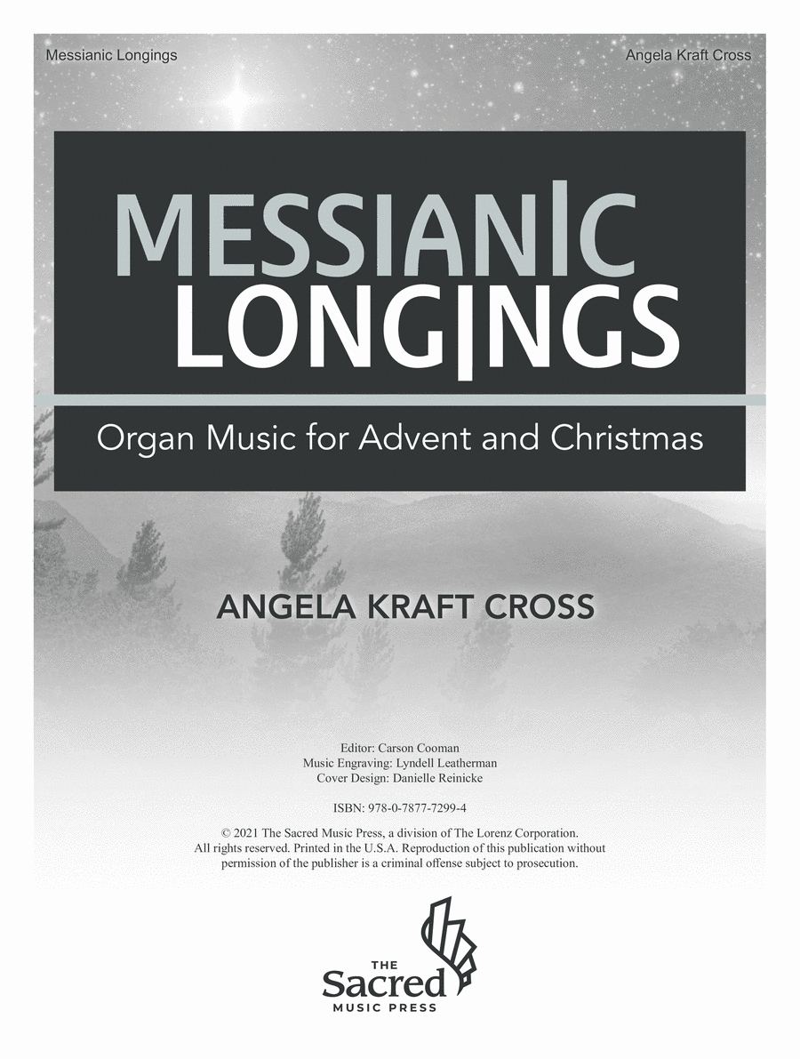 Messianic Longings Organ scores gallery preview page 1