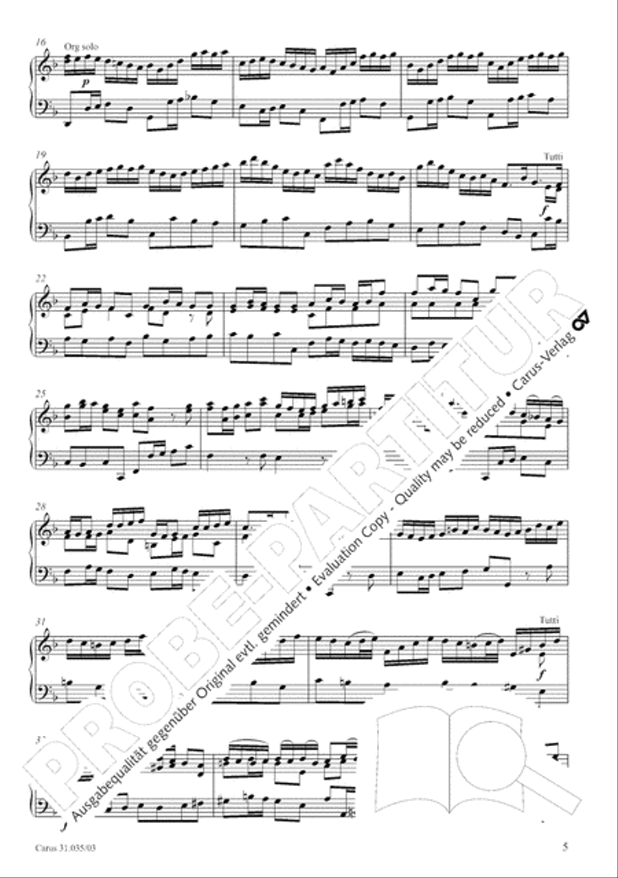 Soul and spirit are astounded (Geist und Seele wird verwirret) English Horn scores gallery preview page 6