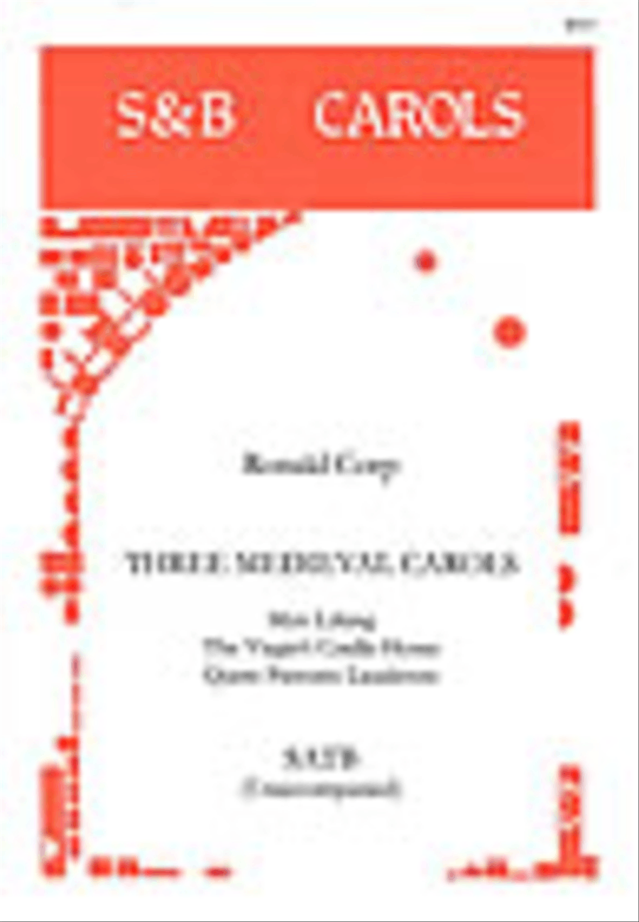 Three Medieval Carols. SATB 4-Part scores gallery preview page 1