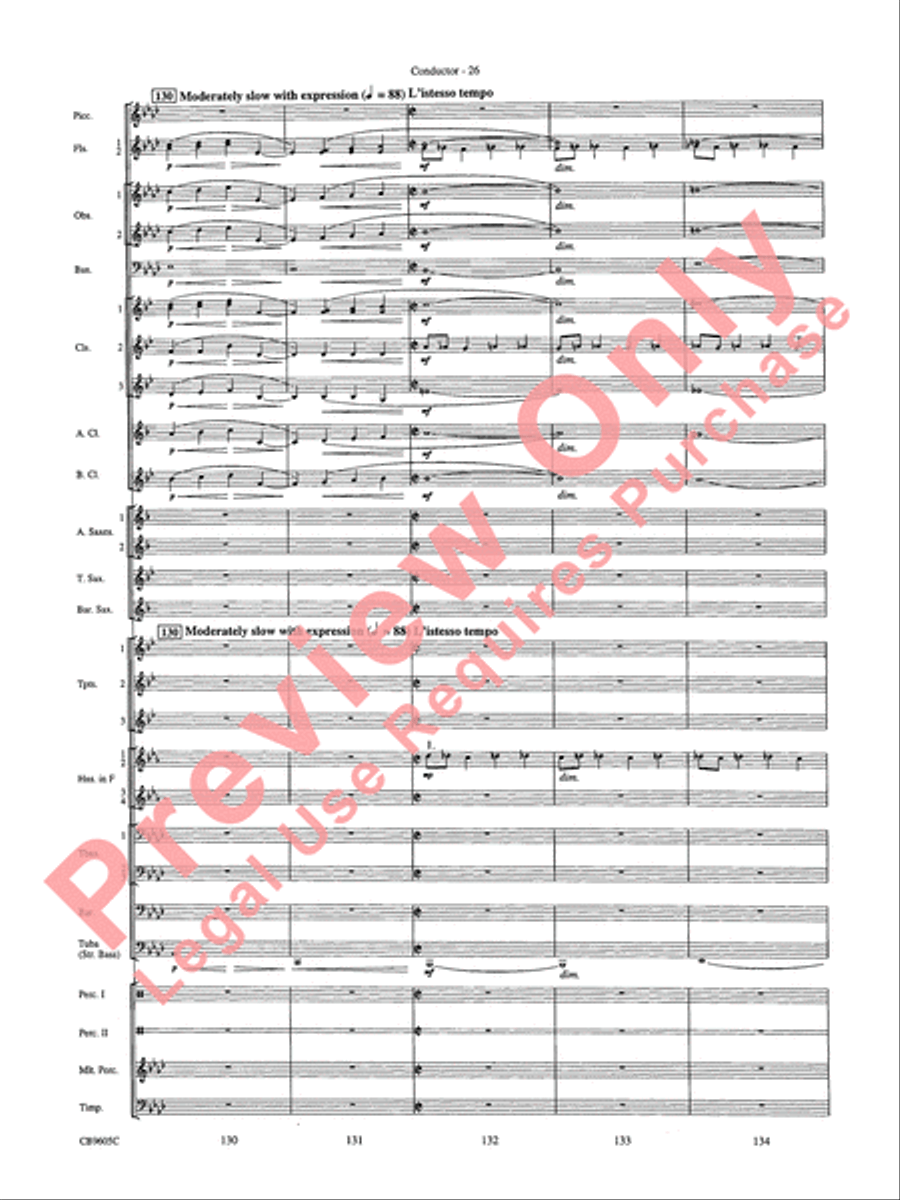 The Symphonic Gershwin The Symphonic Gershwin Concert Band scores gallery preview page 30