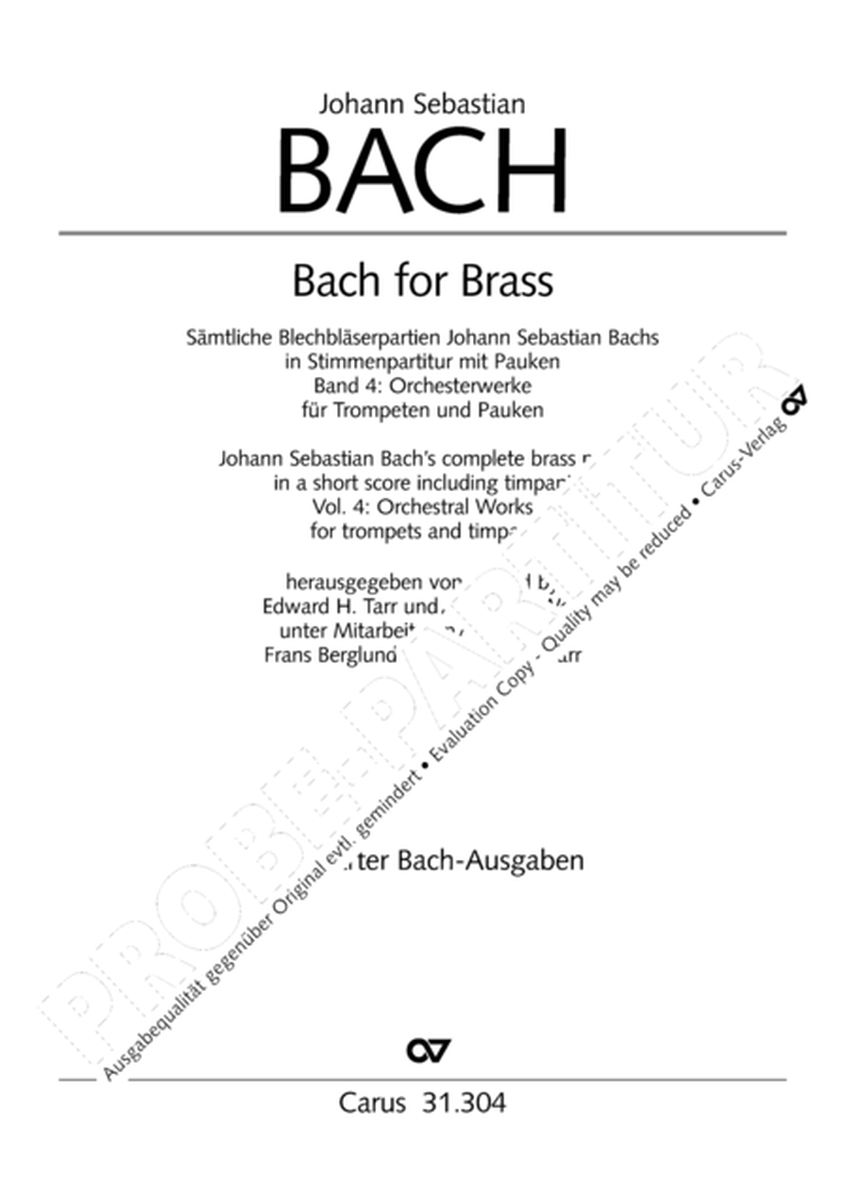 Bach for Brass 4: Works for orchestra