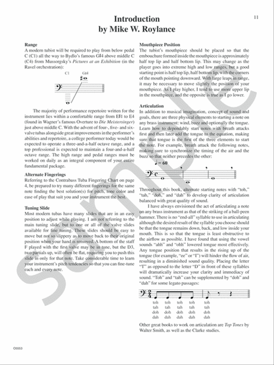 Complete Conservatory Method for CC Tuba Tuba scores gallery preview page 13