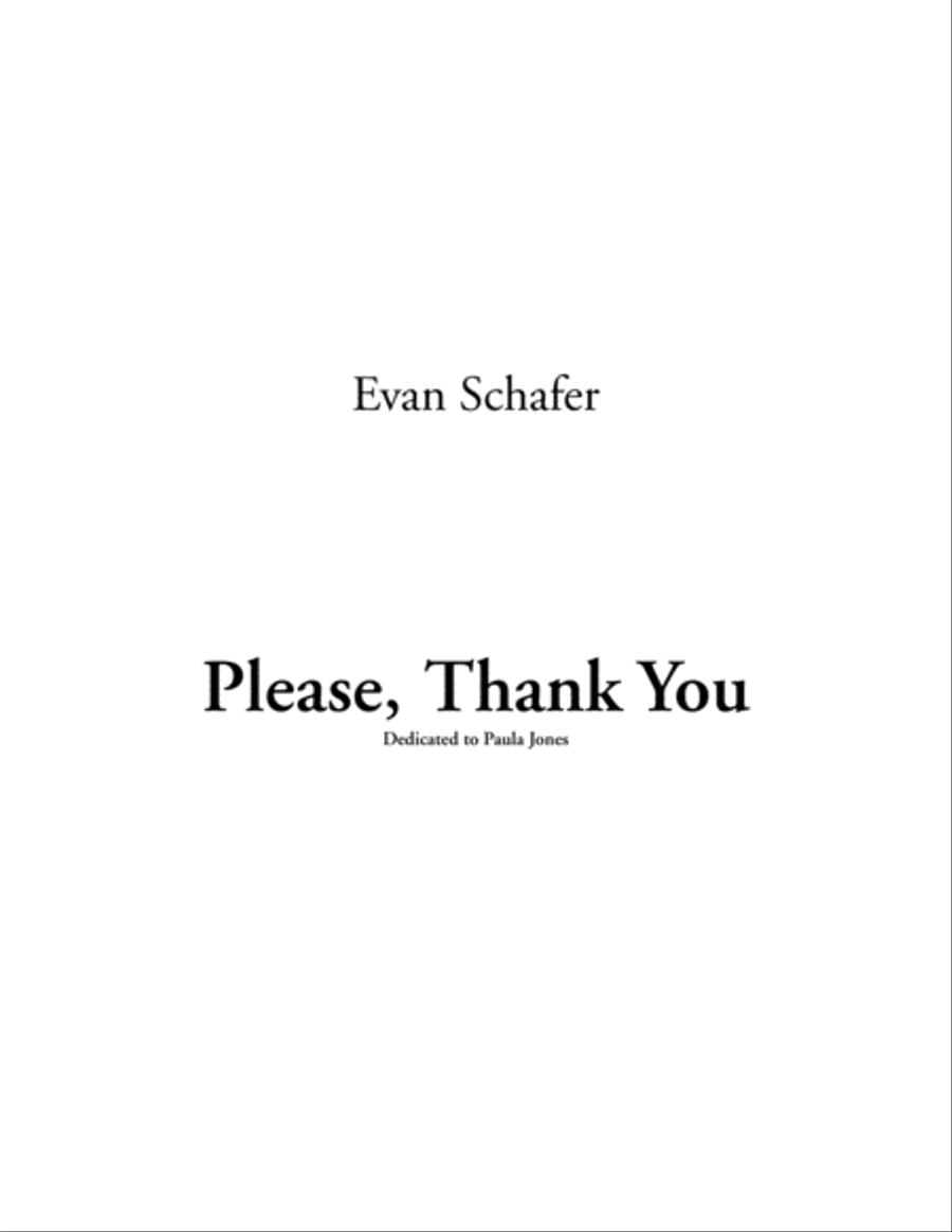 Please, Thank You (2011) Please, Thank You (2011) String Duet scores gallery preview page 1