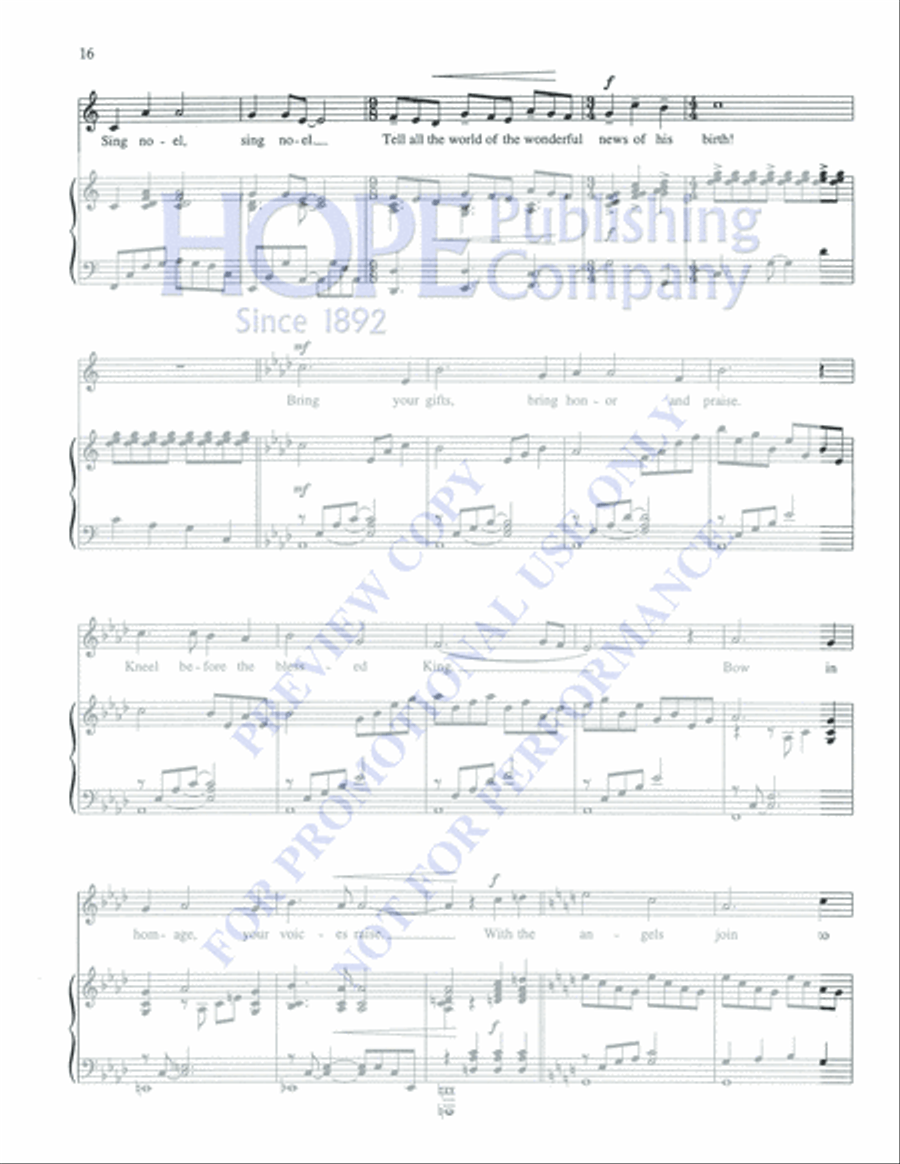 A Song of Joy A Song of Joy Medium Voice scores gallery preview page 18