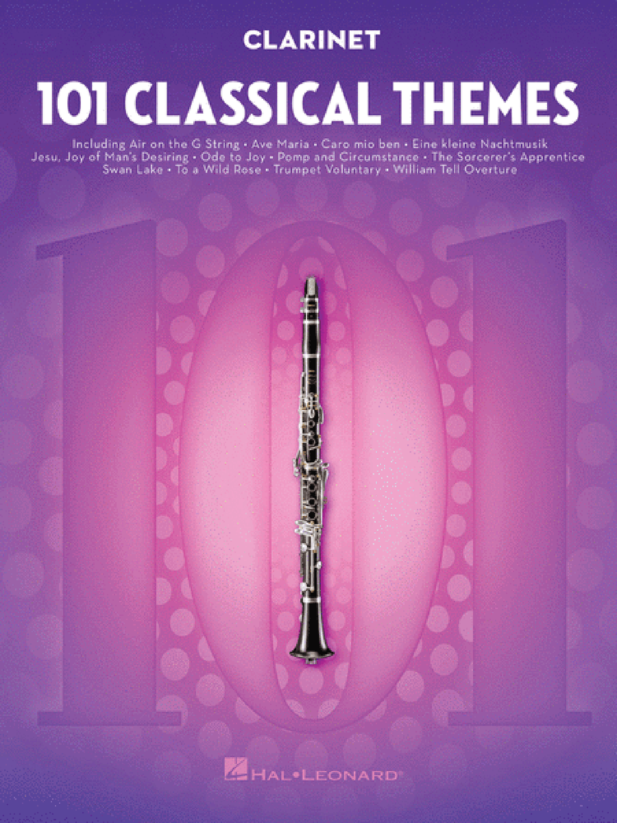 101 Classical Themes for Clarinet Clarinet Solo scores gallery preview page 1