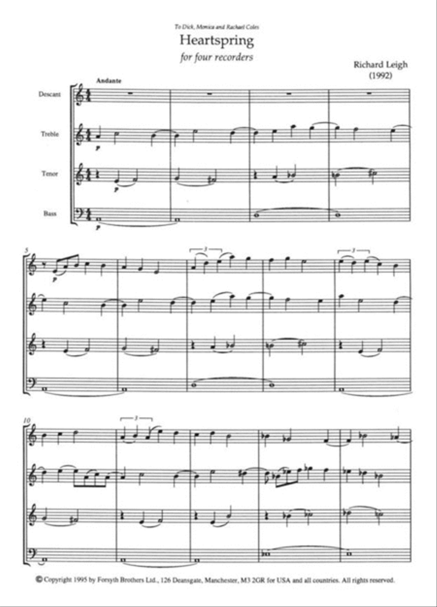Heartspring Heartspring Recorder scores gallery preview page 2