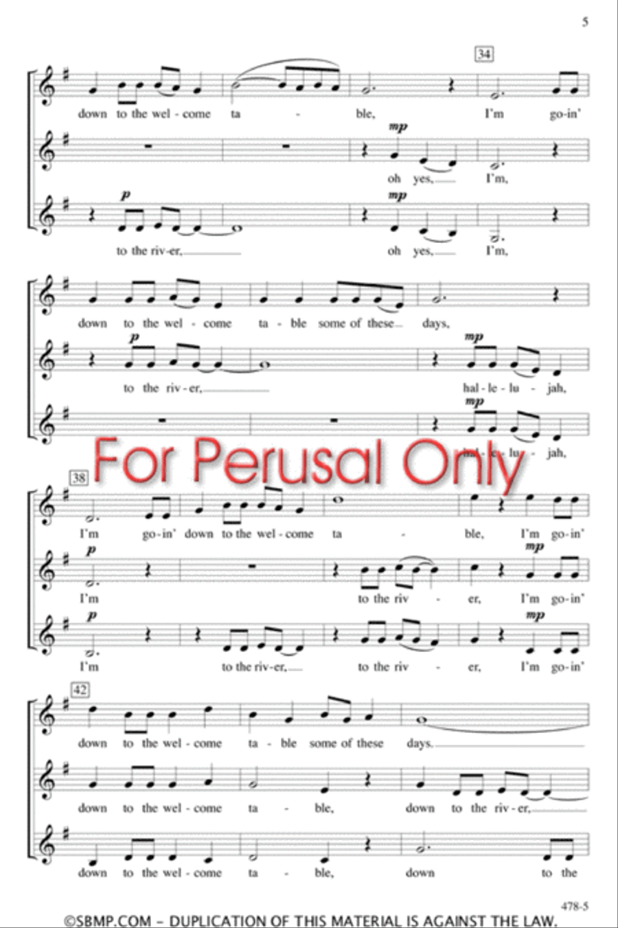 Some of These Days - SSA Octavo SSA scores gallery preview page 4