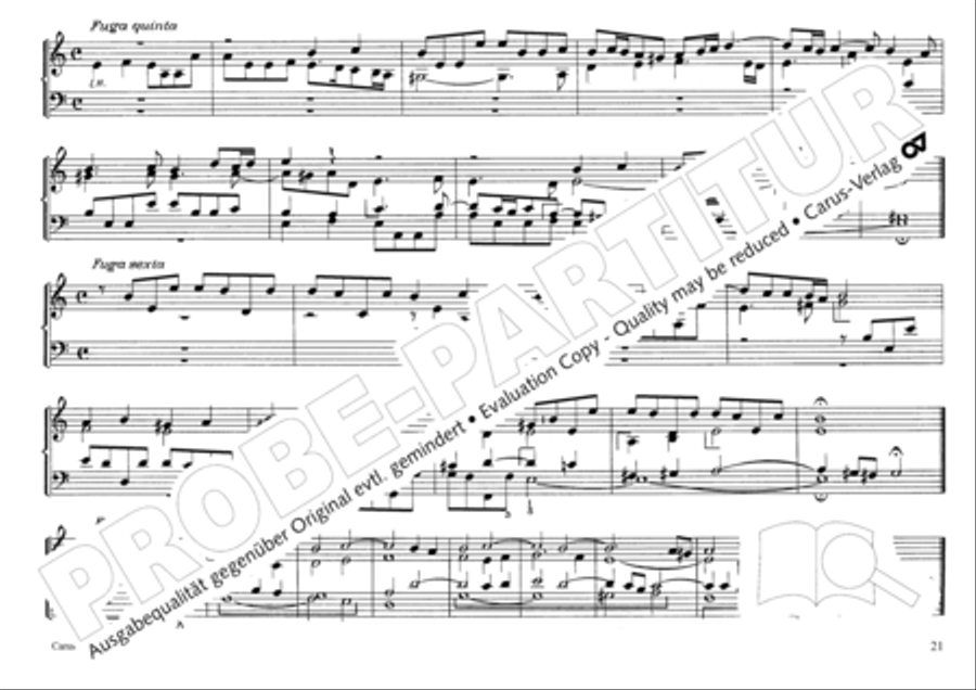 Musikalischer Blumenstrauss Organ Solo scores gallery preview page 24