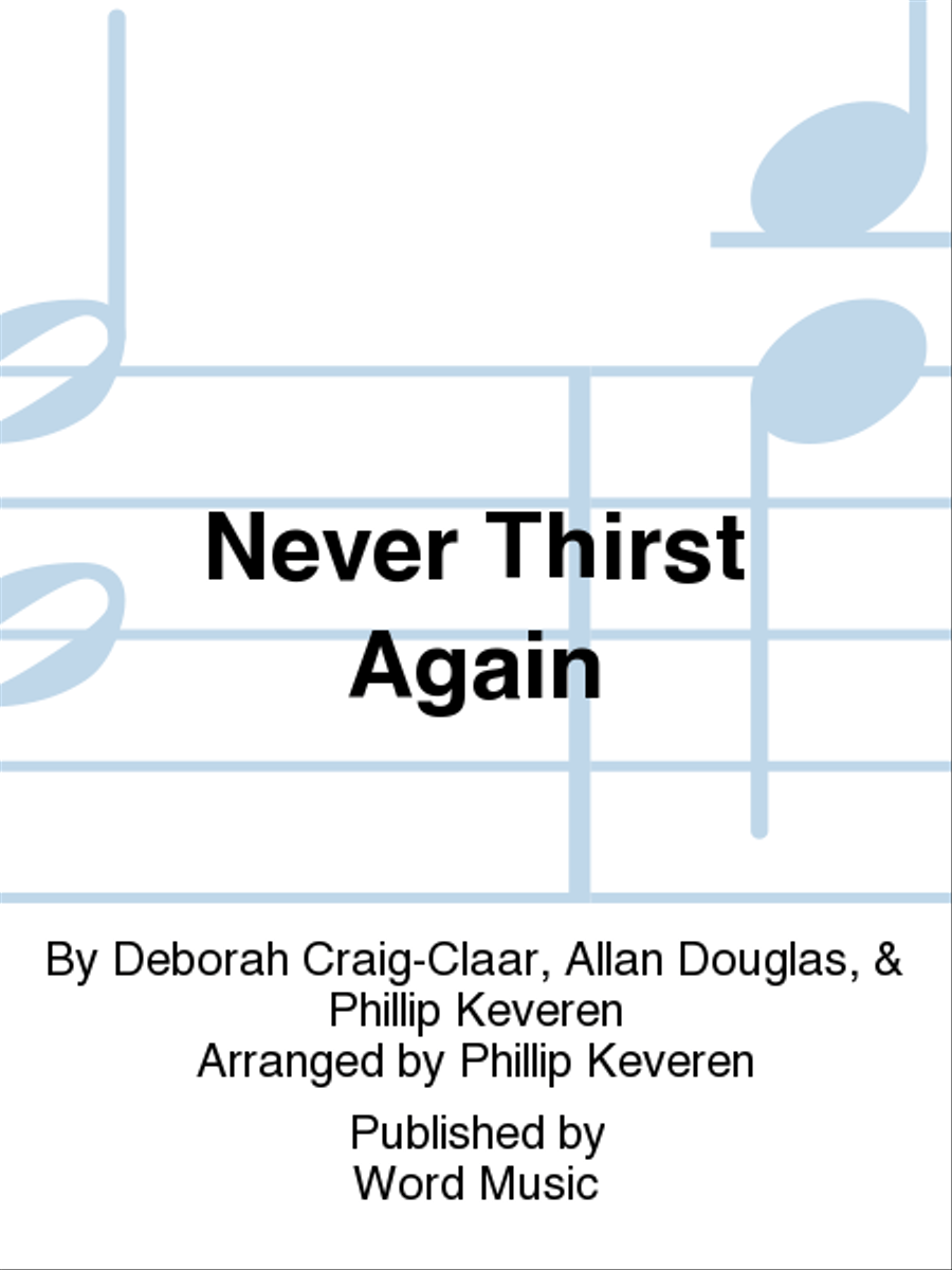 Never Thirst Again - Orchestration Choir scores gallery preview page 1
