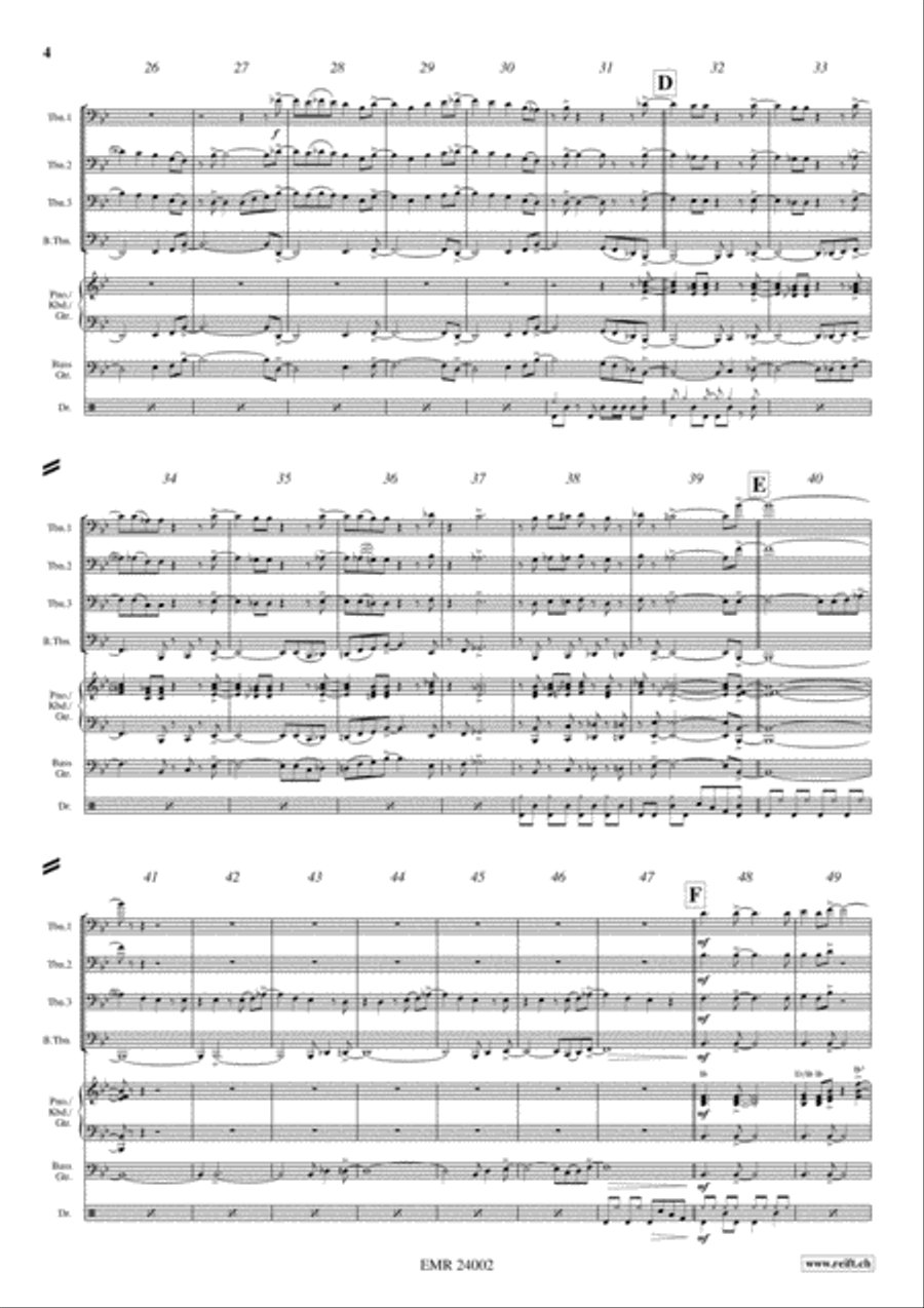 Birdland Birdland Trombone Quartet scores gallery preview page 4