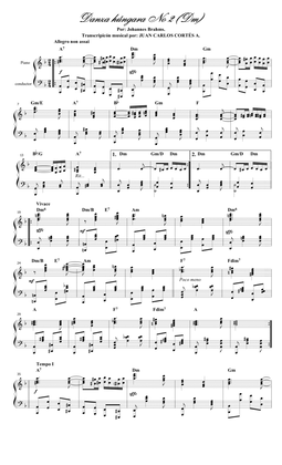 Danza húngara (Ungarischer Tanz) No 2 (WoO 1) por Johannes Brahms Nissen y Windt Mór.