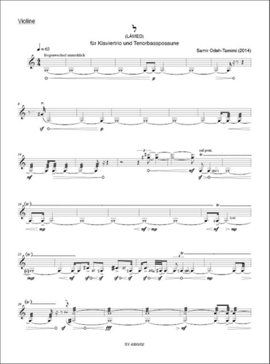 Lámed Trombone Trio scores gallery preview page 4