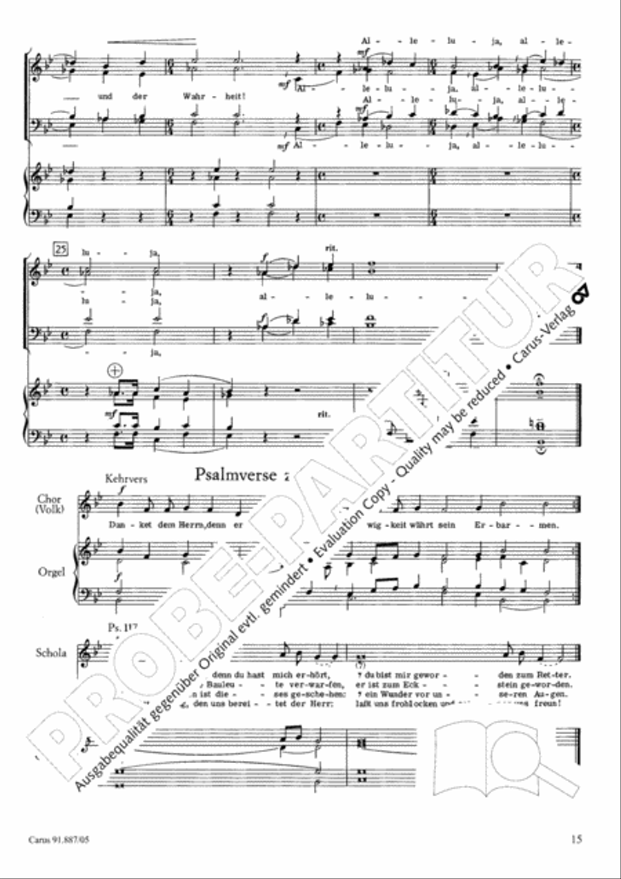 Ostersonntag 4-Part scores gallery preview page 16