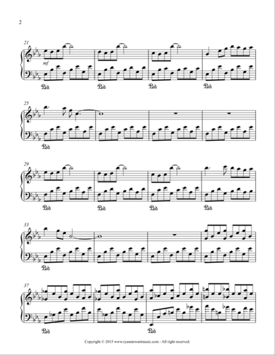 When We Met (Solo Piano) Piano Solo scores gallery preview page 2