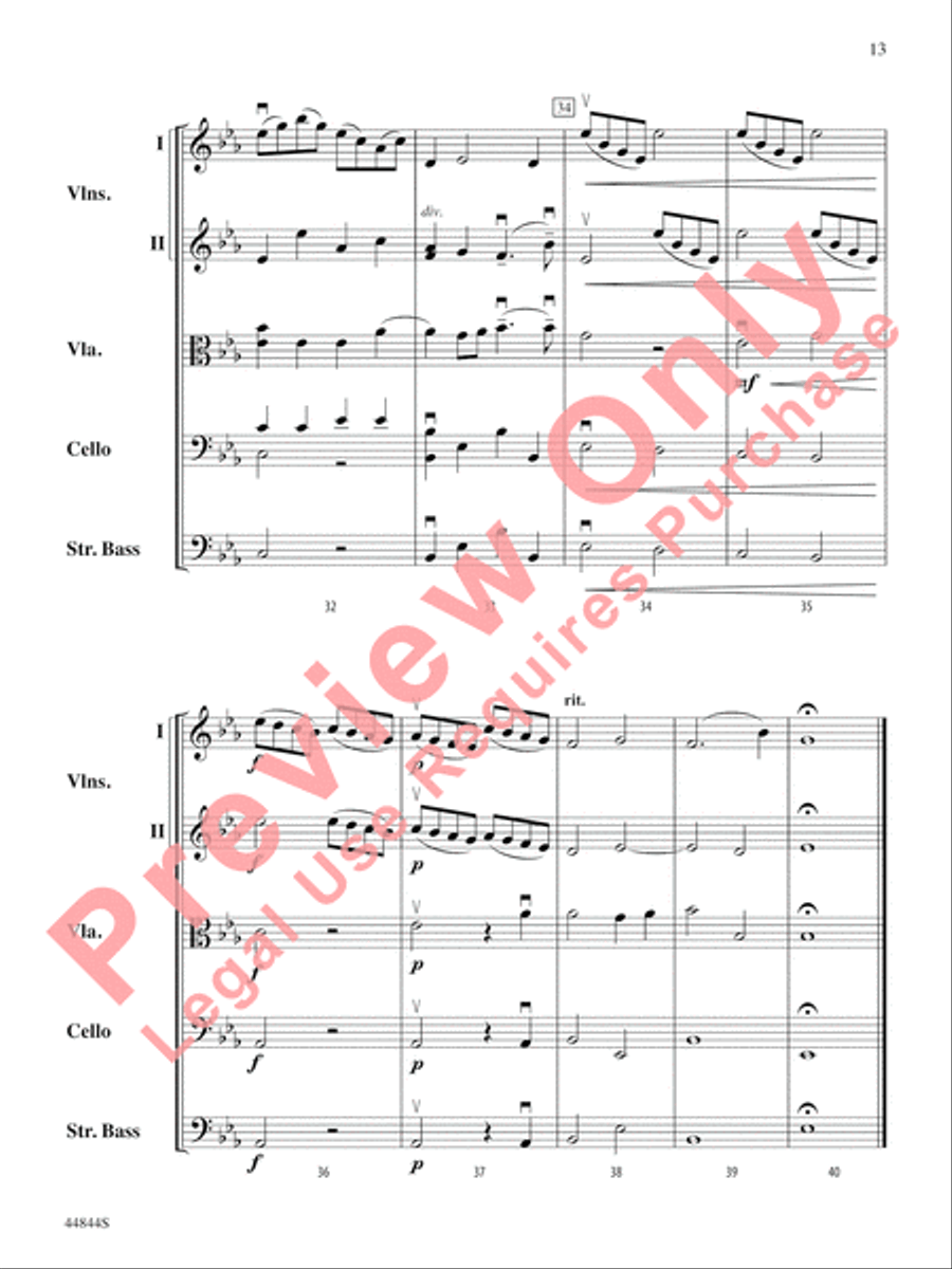Concerto Grosso, Opus 6, No. 8 String Orchestra scores gallery preview page 14