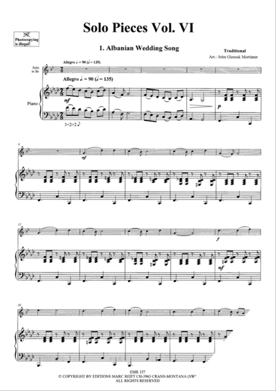Solo Pieces Vol. 6 Solo Pieces Vol. 6 Trumpet Solo scores gallery preview page 4
