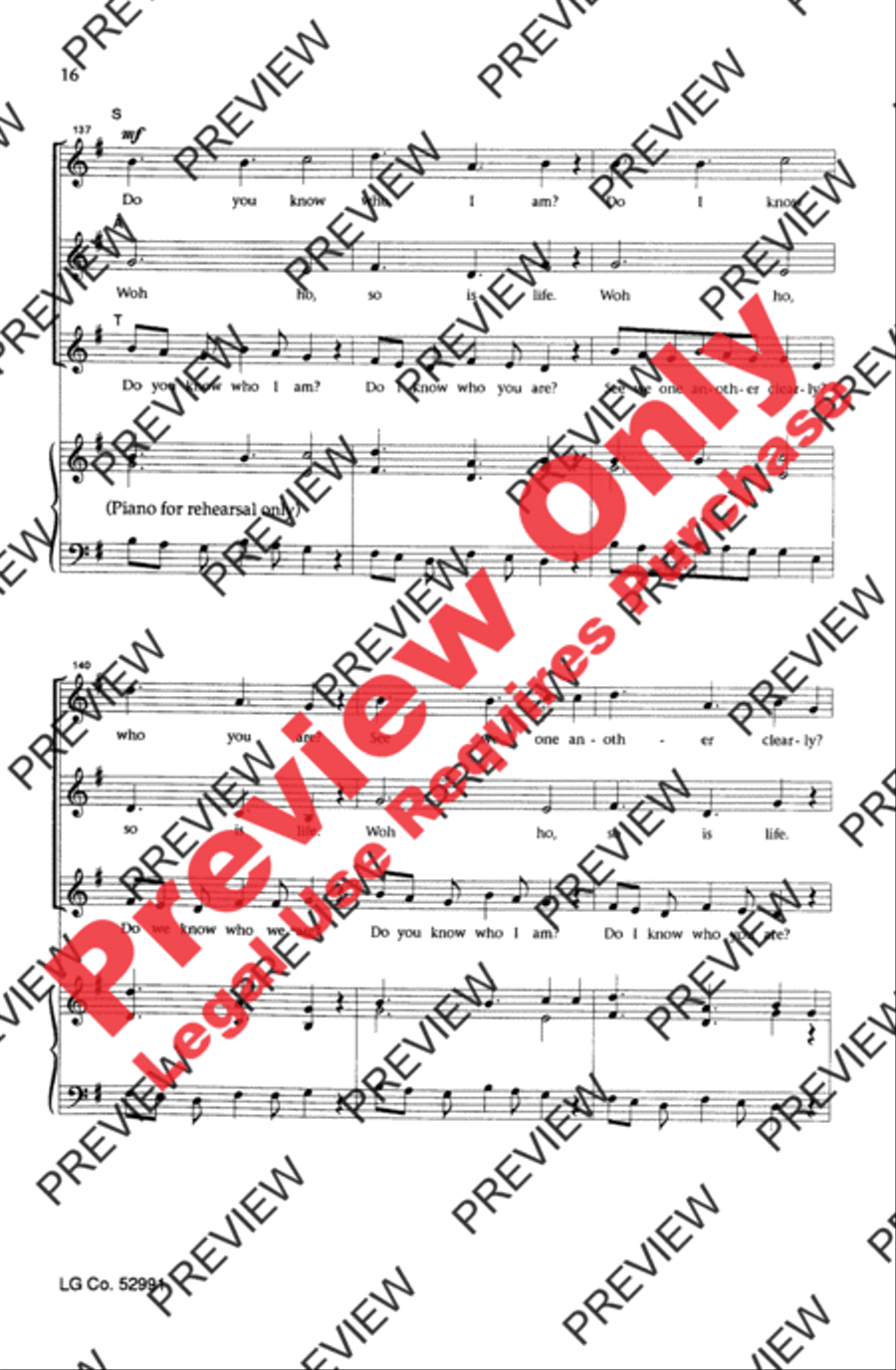 Turn the World Around 4-Part scores gallery preview page 15