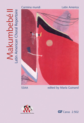 Book cover for Makumbebe II. Latin American Choral Repertoire. Carmina mundi. Music + CD