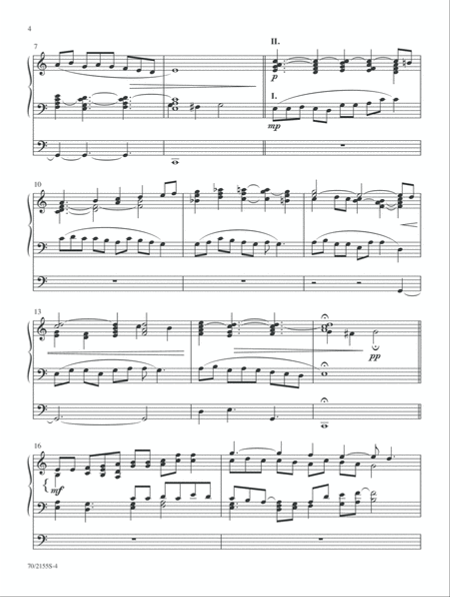 Gregorian Impressions Organ scores gallery preview page 4