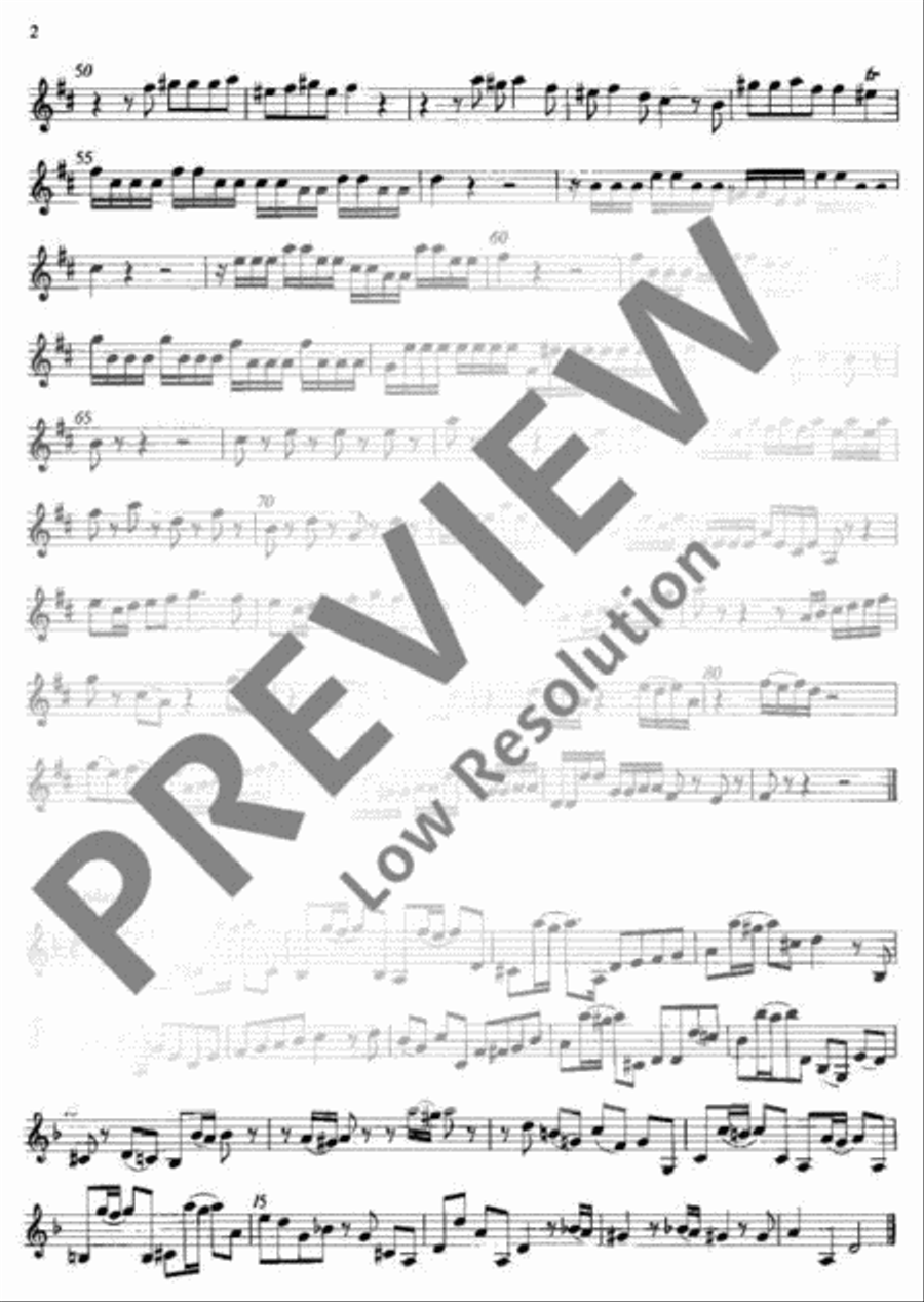 Flute Concerto D major Flute Concerto D major Flute scores gallery preview page 3