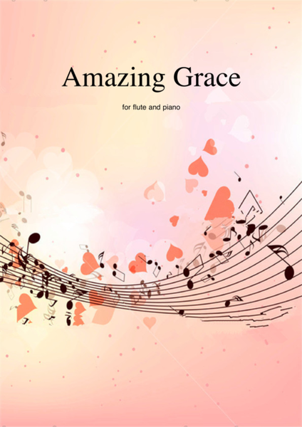 Amazing Grace arrangement for flute and piano