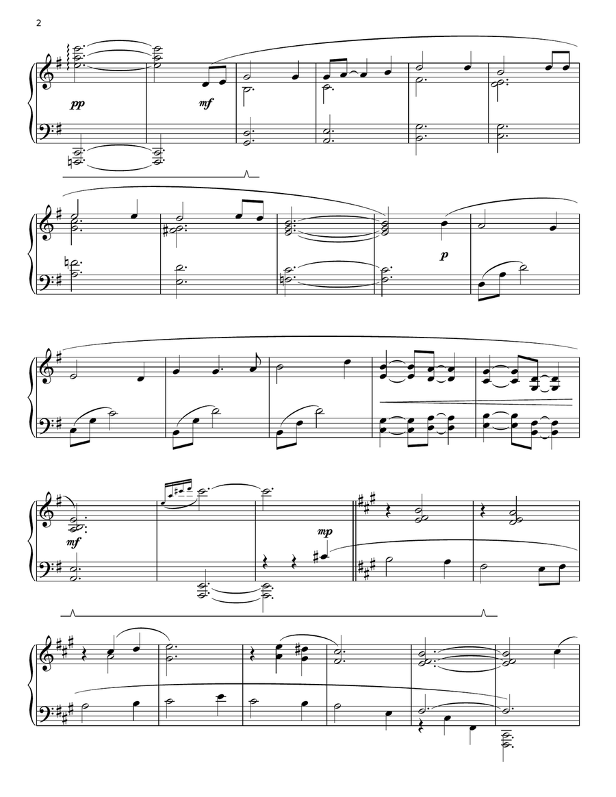 The Blackest Crow (arr. Phillip Keveren) Piano Solo scores gallery preview page 2