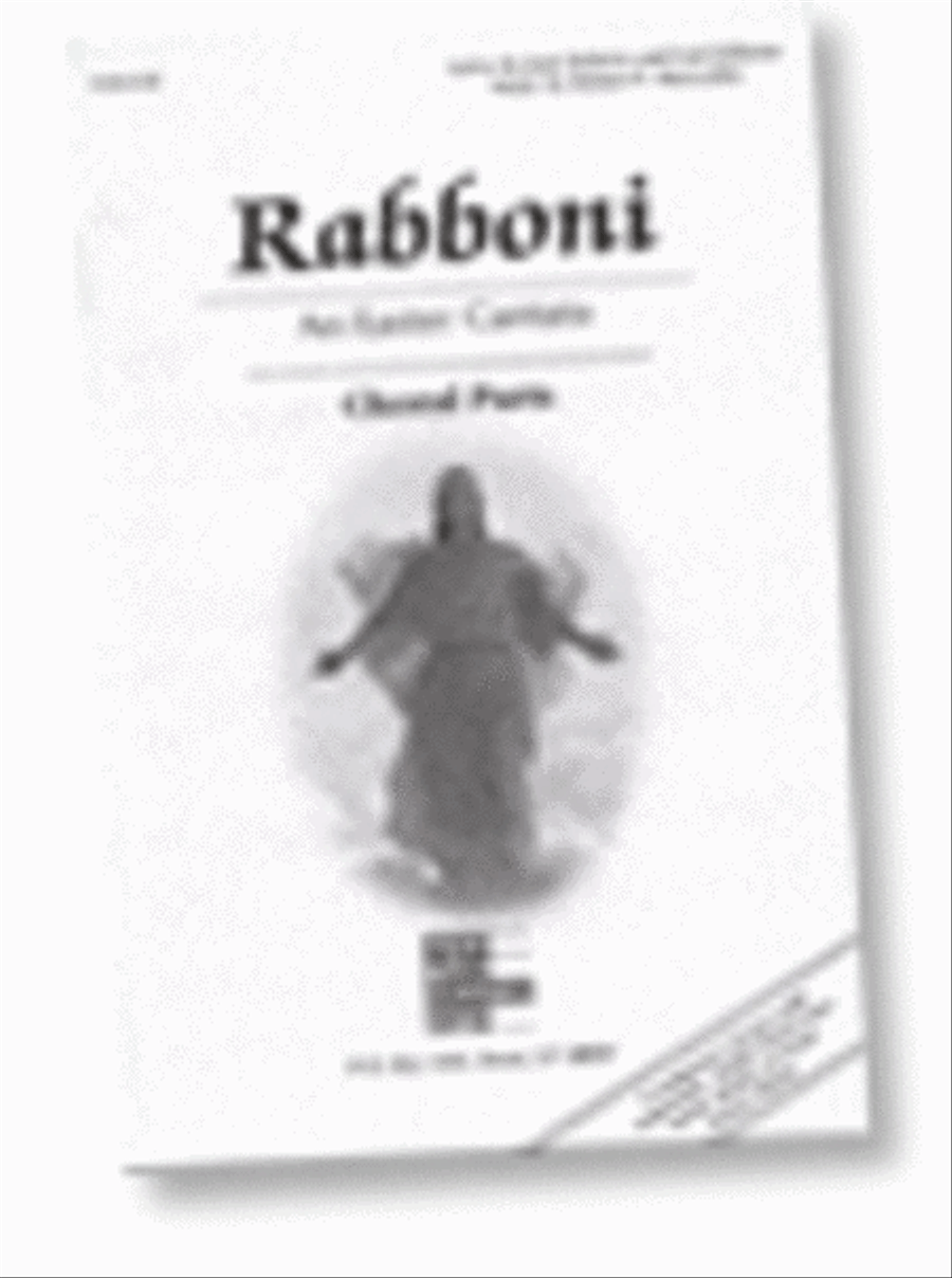 Rabboni - choral only 4-Part scores gallery preview page 1