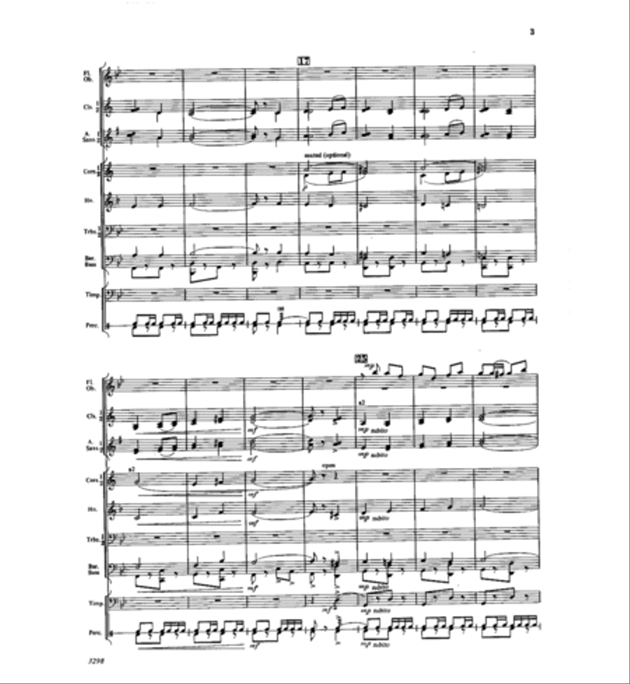 Command March Concert Band scores gallery preview page 3