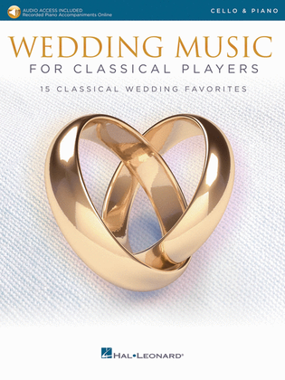 Book cover for Wedding Music for Classical Players – Cello and Piano