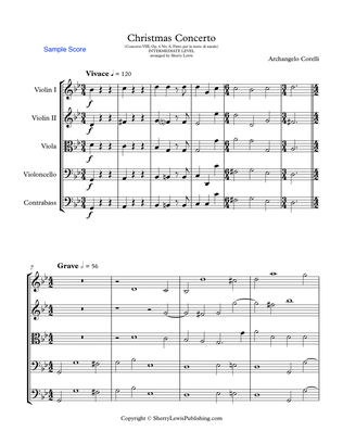 CHRISTMAS CONCERTO - STRING ORCHESTRA - Concerto VIII, Oop. 6 No. 8, Fatto per la Notte di natale, C