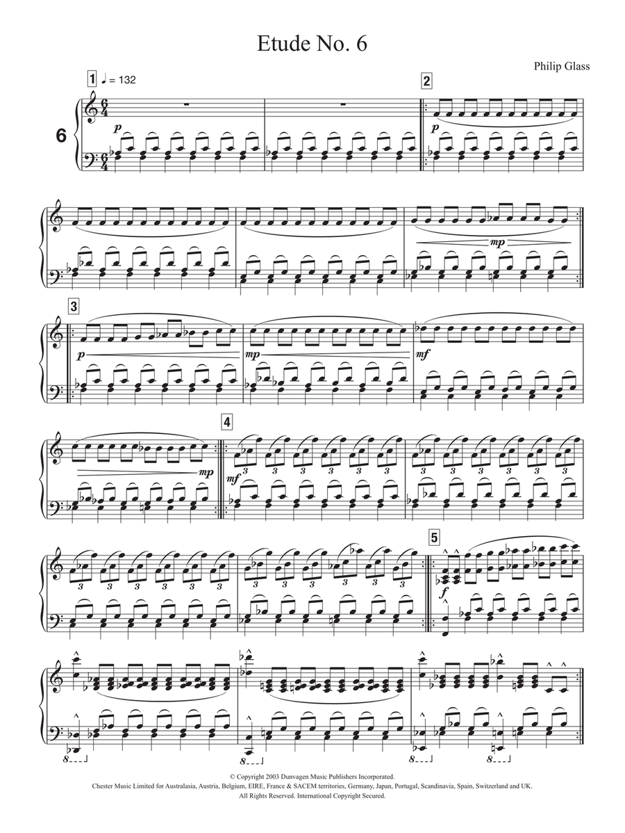 Etude No. 6 Piano Method scores gallery preview page 1