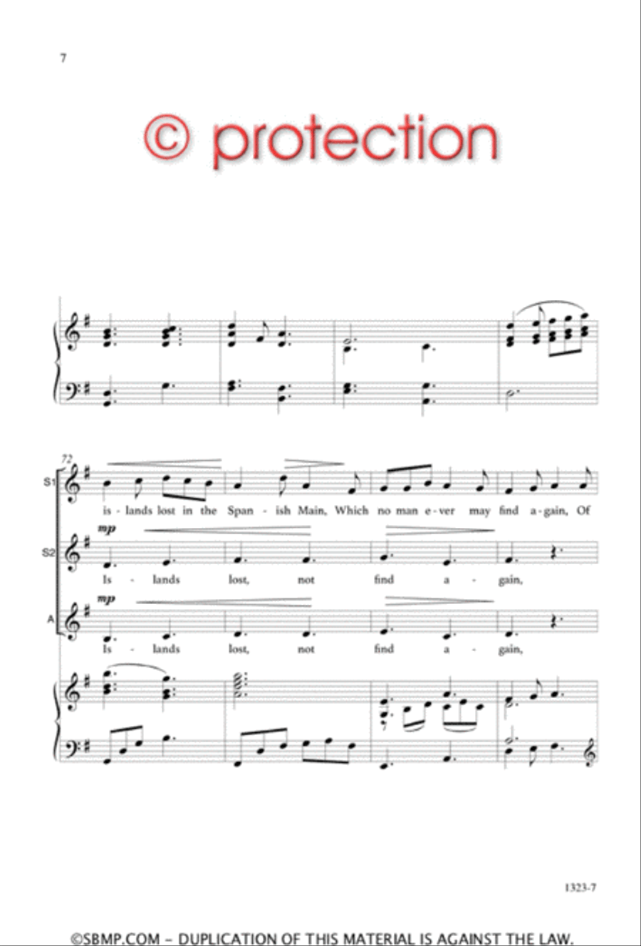 Sea Shell - SSA Octavo Sea Shell - SSA Octavo SSA scores gallery preview page 6