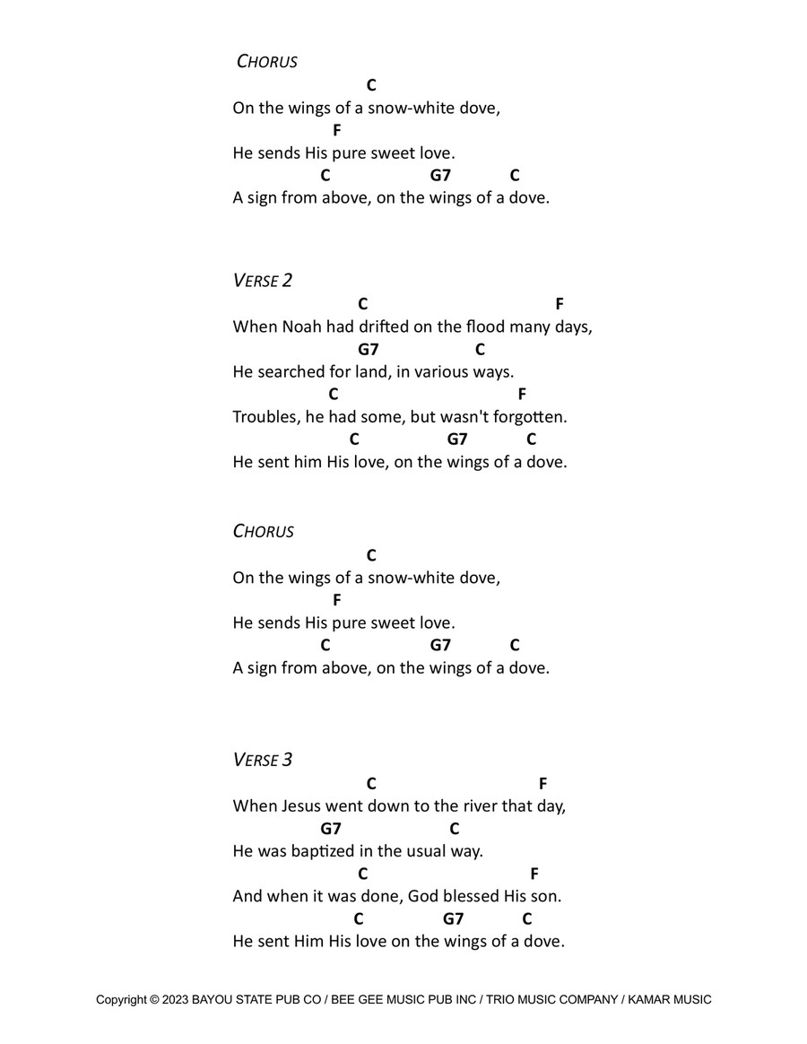 Wings Of A Dove Acoustic Guitar scores gallery preview page 2