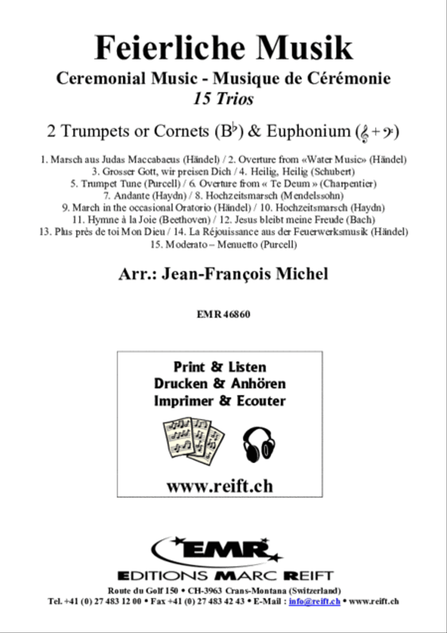 Feierliche Musik Cornet scores gallery preview page 2